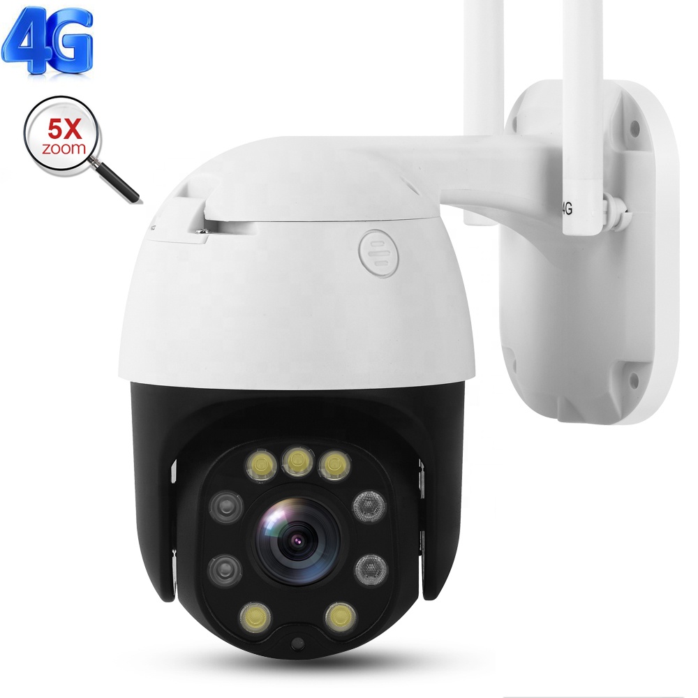 RC934 5.0MP 4G 2.5 inch mini PTZ control 5x zoom CCTV camera | RuralCam